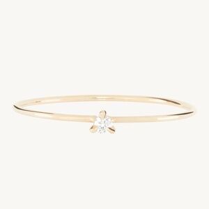 Catbird Diamond Fizz Ring, Petite Size 5